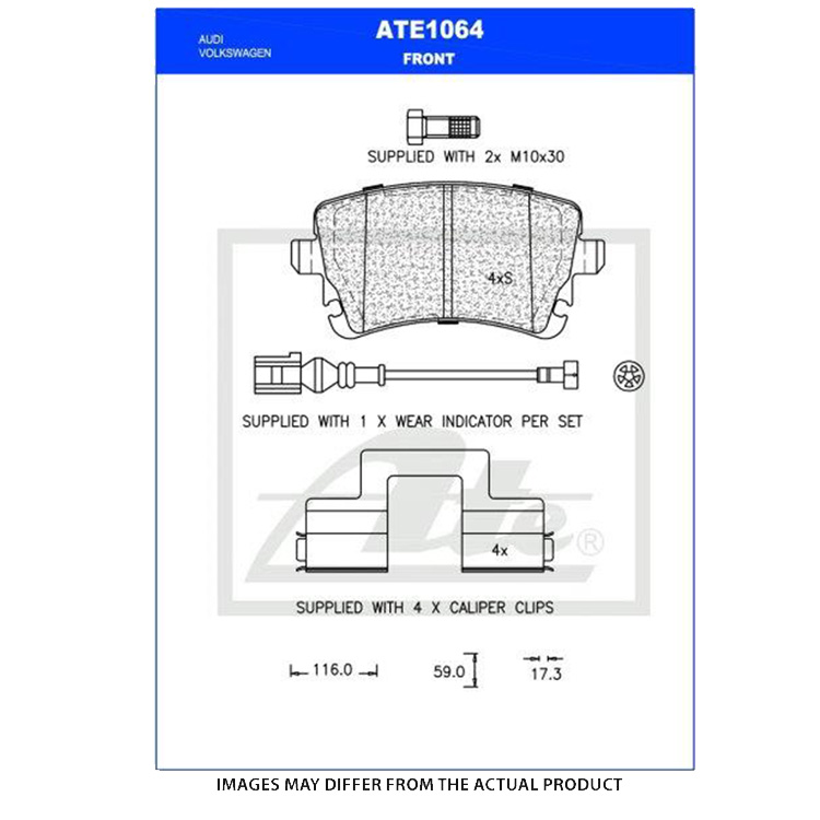 ATE/PADS RR AUDI A4