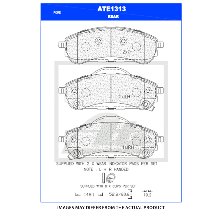 ATE/PADS RR FORD EVEREST