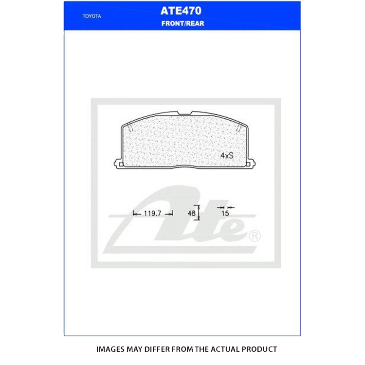 ATE/PADS FRT TOY AVANTE GLI 16
