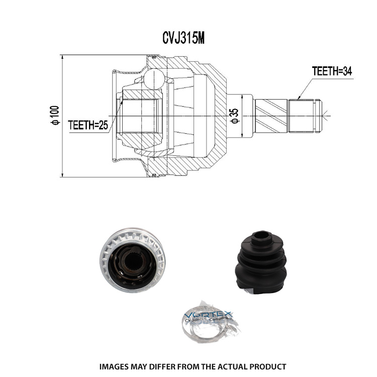 CV JOINT INN OPEL 1.6 IN