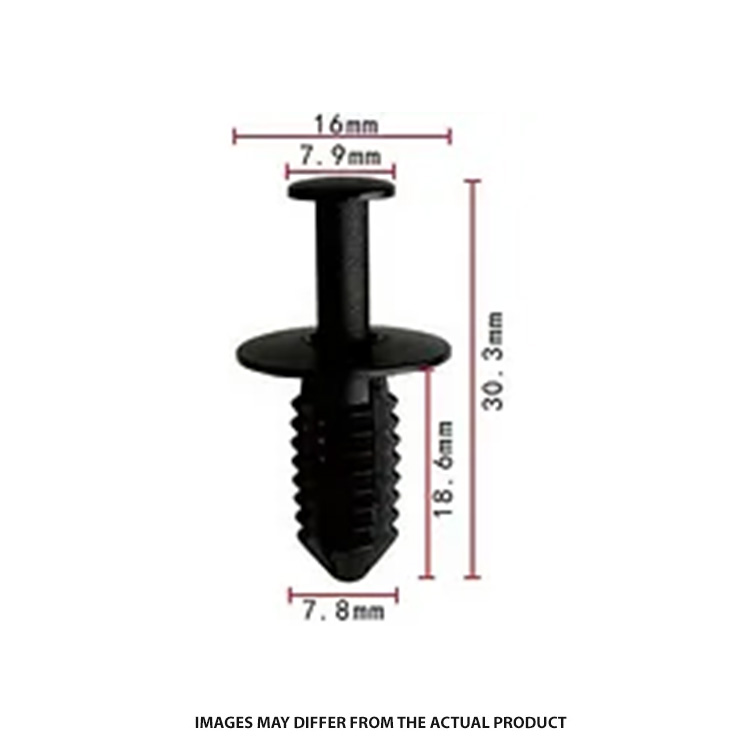 CLIP FENDER MERCEDES 5PK