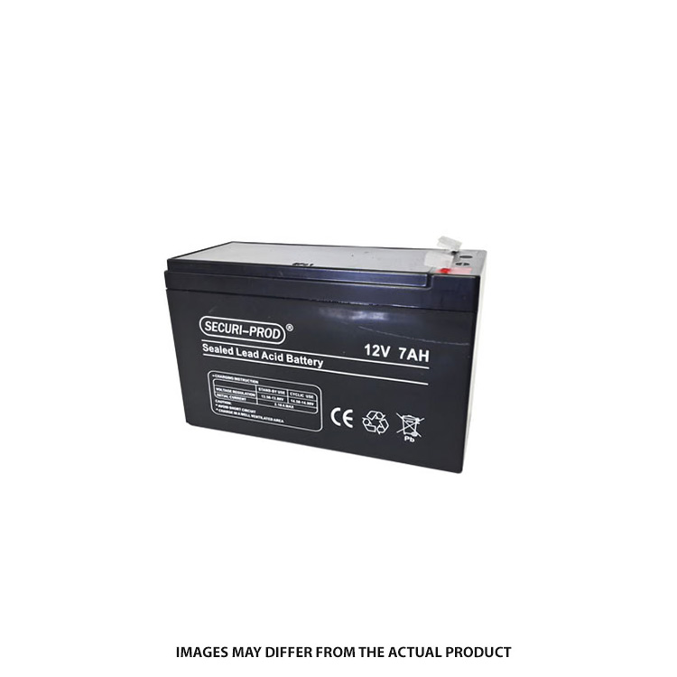 BATT 12V 7AH SECURIPROD SLA F1