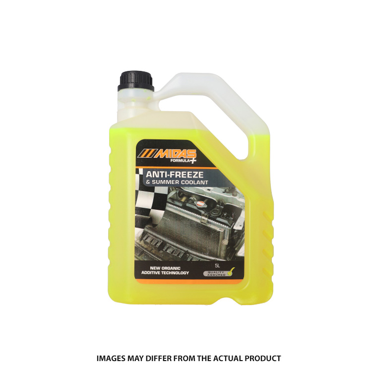 MIDAS ANTI-FREEZE 5L YELLOW
