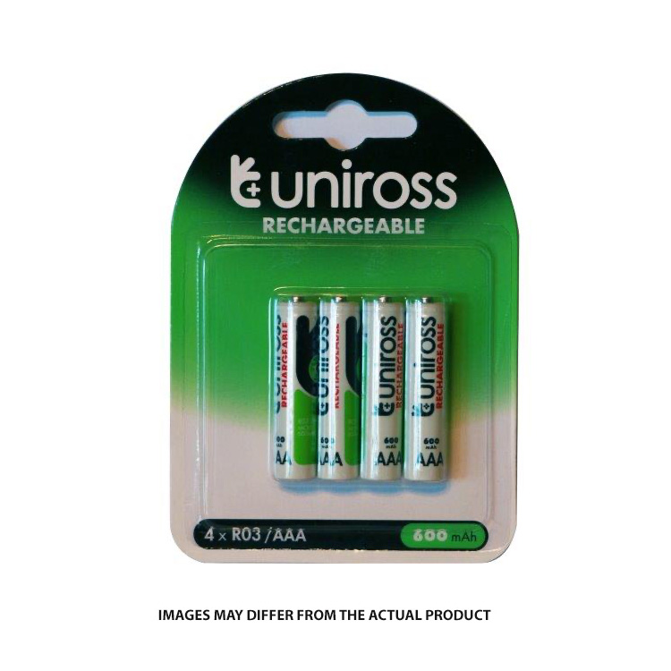 UNICROSS AAA RECHARGE BATTERIE