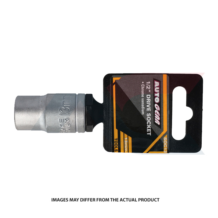 AUTOGEAR SOCKET CHROME 13MM