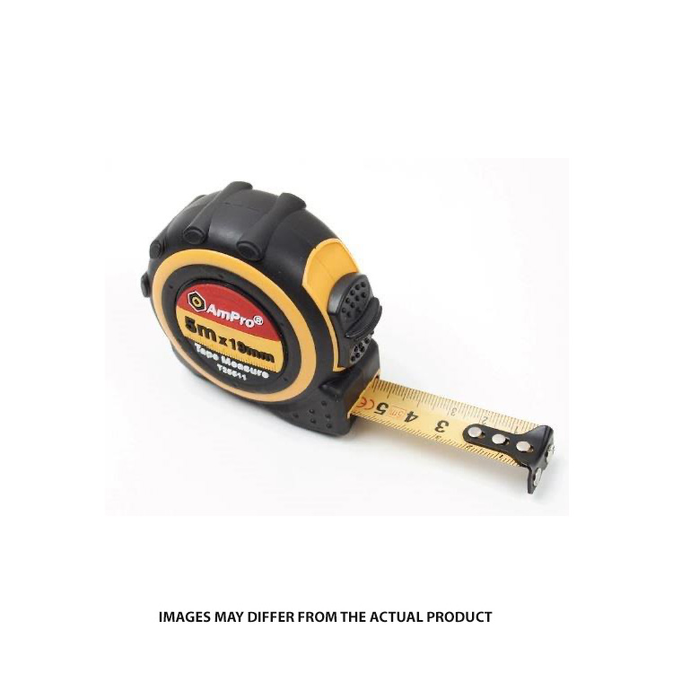 AMPRO TAPE MEASURE 5M X 19MM
