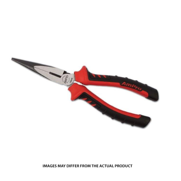 AMPRO PLIER LONG NOSE H/LEV 6