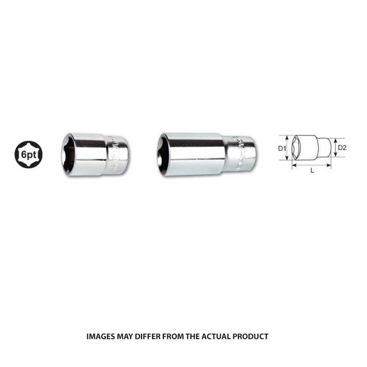 AMPRO SOCKET 10MM 1/2DR 6PT