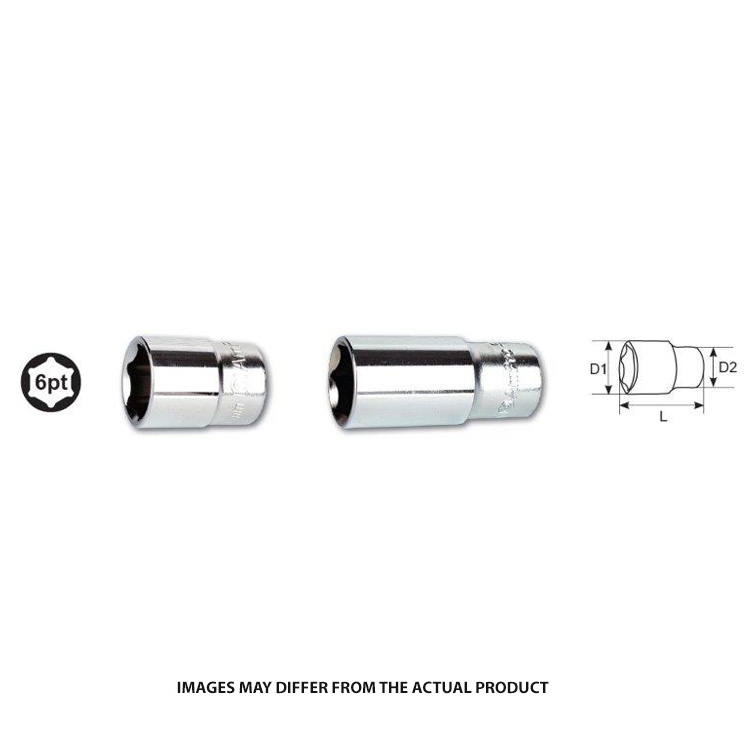 AMPRO SOCKET 11MM 1/2DR 6PT