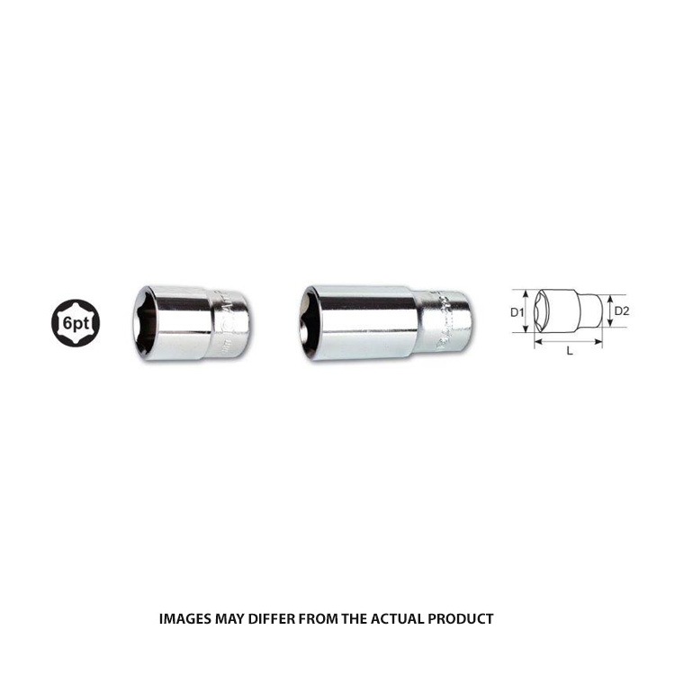 AMPRO SOCKET 18MM 1/2DR 6PT
