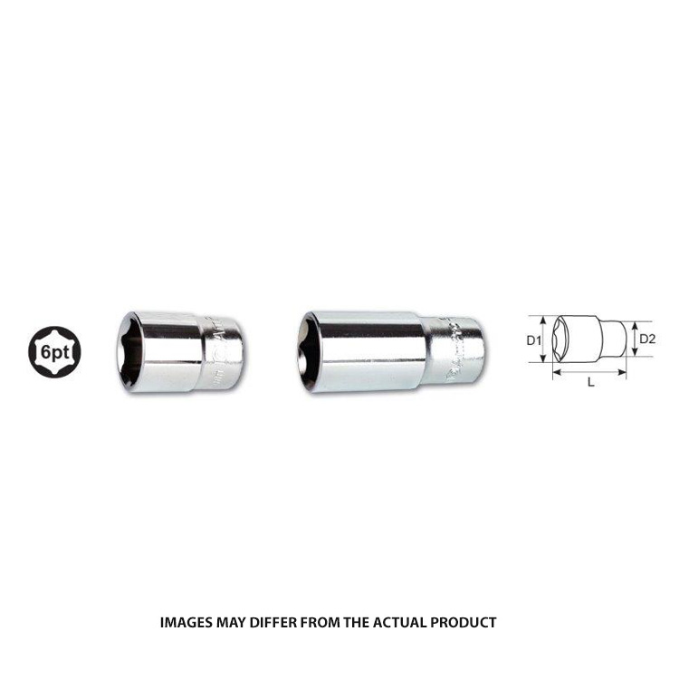 AMPRO SOCKET 24MM 1/2DR 6PT