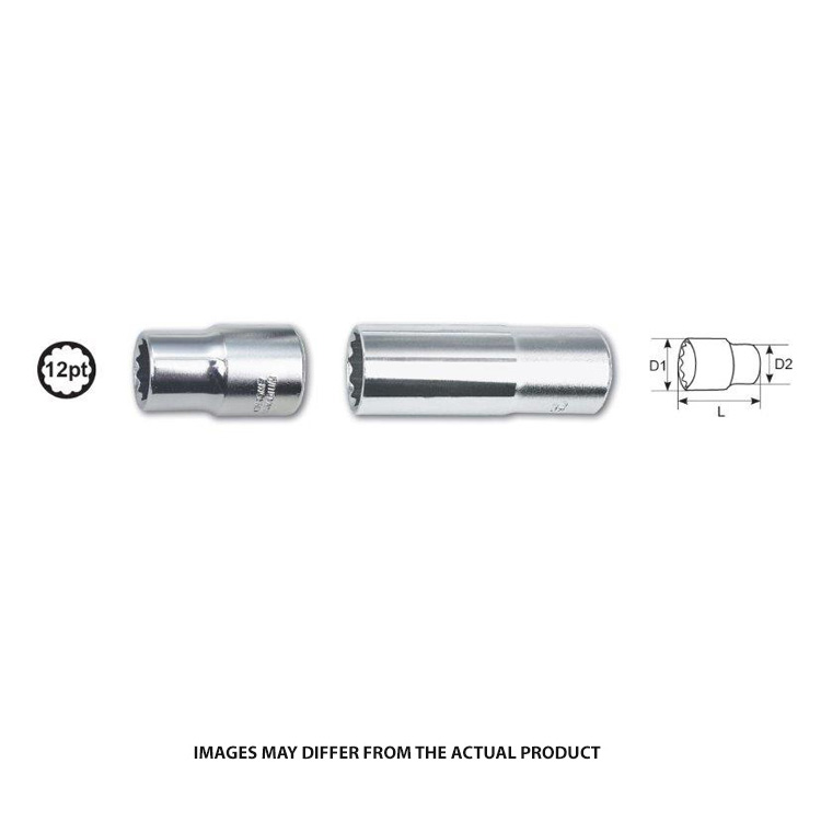 AMPRO SOCKET 17MM 1/2DR 12PT