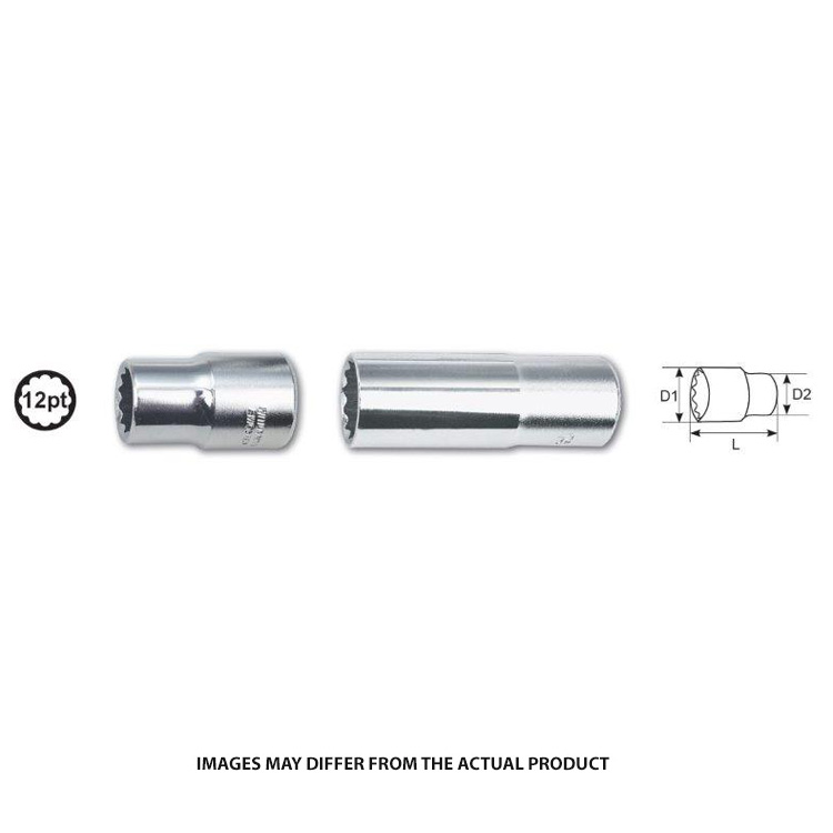 AMPRO SOCKET 21MM 1/2DR DEEP