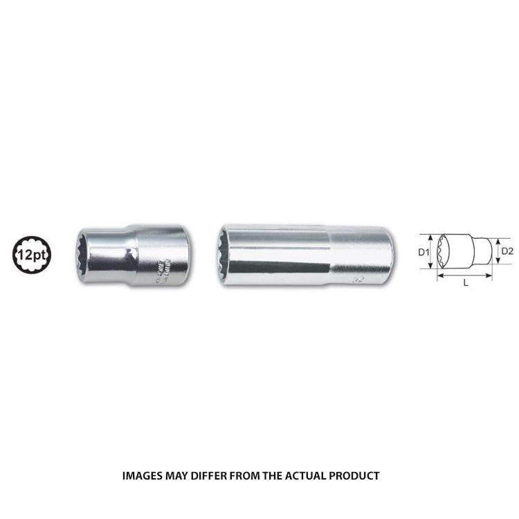 AMPRO SOCKET 30MM 1/2DR DEEP