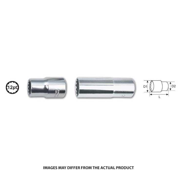 AMPRO SOCKET 32MM 1/2DR DEEP