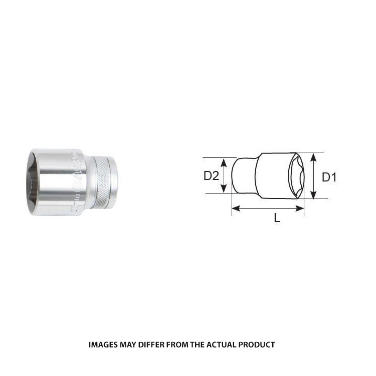 AMPRO SOCKET 12MM 1/2DR BO-FIT